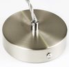 ZMH E27 Lampenaufhängung Vintage Lampenfassung Silber Hängefassung mit 1.3M Kabel Edison Schnurpendel Industrial Pendleuchte mit Baldachin Deckenbefestigung für Wohnzimmer Esszimmer Bar Kneipe Keller Bild 5