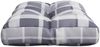 Palettensofa-Kissen Grau Karomuster 60 x 40 x 12 cm Bild 5