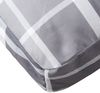 Palettensofa-Kissen Grau Karomuster 60 x 40 x 12 cm Bild 3