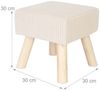 Relaxdays Hocker Cord Bild 4