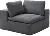 Vente-unique - CORTOLINE Sofa Stoff Grau - B 112 cm x H 83 cm x L 224 cm Bild 3