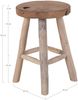 Hocker >Badia< in Hellbraun, Teak - 30x45x30cm (BxHxT) Bild 4