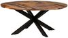 vidaXL Esstisch Rund 175x75 cm Akazienholz Honigfarben 321686 Bild 4