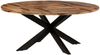 vidaXL Esstisch Rund 175x75 cm Akazienholz Honigfarben 321686 Bild 5
