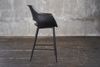 KAWOLA Barhocker ZAJA Barstuhl Sitzhöhe 76 cm Kunstleder schwarz 114 x 59 x 57 cm Bild 4