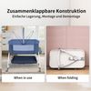 JEOBEST Beistellbett 3 in 1 Babybett, Schaukelmodus, mit atmungsaktivem Netz und Laken, mit Rollen Kinderbett, 6-Fach Höhenverstellung, Moskitonetz, Lagerung Bild 3