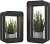 Solar-Pflanzregal ARIA 2er-Set Stahl, schwarz Bild 1