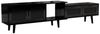 PXloue Lowboard TV-Schrank mit Viel Stauraum (Türen und 2 Schublade), Breite 169 cm (Holzfarbe) Rattan-TV-Schrank Bild 4