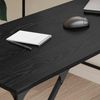 vidaXL Schreibtisch Schwarz Eichen-Optik 149 x 149 x 75 cm 882864 Bild 4