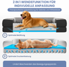 ELONEO Hundebett ELONEO - Orthopädisches Premium Hundebett, gelenkschonend, waschbar, Aus kuscheligem Sherpa-Fleece und strapazierfähigem Sofastoff Bild 3