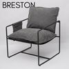 Albatros Designer Vintage Sessel Breston, hochwertiger Stoff Bezug in Grau, sehr bequem, Relaxsessel Loungesessel für Wohnzimmer, Schlafzimmer oder als Fernsehsessel Bild 2