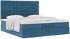 vidaXL Ottoman-Bett mit Matratzen Dunkelblau 160x200 cm Samt 3313629 Bild 5