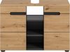 Xonox Canu Waschbeckenunterschrank (B/H/T: 80x55x34 cm) in Basalt grau Nachbildung und Artisan Nachbildung Bild 2