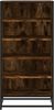 vidaXL Schuhregal Räuchereiche 48x38x97,5 cm Holzwerkstoff 849206 Bild 4