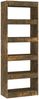 vidaXL Bücherregal/Raumteiler Räuchereiche 60x30x135 cm Holzwerkstoff 813608 Bild 2