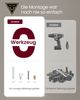Vasagle Toolless-Technologie, superschnelle werkzeuglose Montage, Nachttisch 2er Set, Beistelltisch mit Ladefunktion, Nachtschrank mit Schublade, modern, Schlafzimmer, Wohnzimmer, mattweiß LETDE776W01 Bild 4