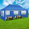 Faltpavillon 3x6m Wasserdicht Stabil Winterfest mit Seitenwänden & Sandsack Bild 5