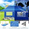 Faltpavillon 3x6m Wasserdicht Stabil Winterfest mit Seitenwänden & Sandsack Bild 3