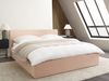Bett mit Stauraum Bouclé ORBEY 160 x 200 cm Beige Bild 3