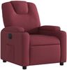 vidaXL Relaxsessel Elektrisch Weinrot Stoff 3204347 Bild 4