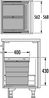 HAILO Abfallsorter 3301681 ALLEGRO 380 28/13/13/D dunkelgrau mit 54 Liter Abfallvolumen für 60 cm Schrankbreite Bild 2