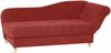 Recamiere mit Armteil rechts klappbar Katia Bezug Veloursstoff Buche natur / terracotta 22705 Bild 2