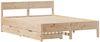 vidaXL Massivholzbett ohne Matratze 135x190 cm Kiefernholz 3301764 Bild 3