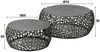 KAWOLA Couchtisch SONO Set 2-tlg. Metall schwarz 30 x 75 x 75 cm Bild 4