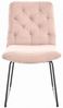 KAWOLA Stuhl NEW CHARME Esszimmerstuhl Cord rosa 87 x 66 x 52 cm Bild 3