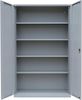 XXXL Stahl-Aktenschrank Metallschrank abschließbar Büroschrank Stahlschrank 195 x 120 x 42,2 cm Grau/Blau 530371 Bild 3