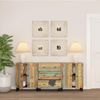 3-tlg. Sideboards Altholz Massiv Bunt Bild 3