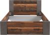 Jugendbett CLIF 140 x 200 cm Optik: Old Wood Vintage von Forte Bild 4