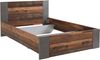Jugendbett CLIF 140 x 200 cm Optik: Old Wood Vintage von Forte Bild 3