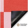 MuchoWow Fußmatte Schachbrettmuster - Rot - Rosa - Würfel, Rechteckig, innen Schmutzfangmatte, Tür, Schmutzfänger Flur, Teppich 60x40 cm Bild 3