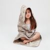 SEI Design Kapuzenhandtuch Kapuzentuch 80x80 Babyhandtuch mit Kapuze, Frottee (Liebevoll verpackt in einem hochwertigen Geschenkkarton – ideal zum Verschenken), 100% Organic Bio Baumwolle, Ideal als Badeponcho und Kuscheldecke Bild 2