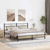 vidaXL Bettgestell ohne Matratze Sonoma-Eiche 183x203 cm Holzwerkstoff 4106948 Bild 4