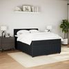 vidaXL Boxspringbett mit Matratze Schwarz 140x200 cm Samt 3287766 Bild 3