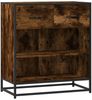 vidaXL Sideboard Räuchereiche 68x35x76 cm Holzwerkstoff 848986 Bild 2