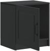 vidaXL Nachttisch Schwarz 43 x 34,5 x 47 cm Holzwerkstoff 895717 Bild 3