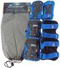Best Sporting Schützer Set HQ, Kinder Knie-, Ellenbogen- und Handgelenkschützer, Größe XS/S M M, blau/schwarz Bild 2