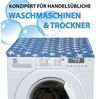 Bestlivings Waschmaschinenbezug 60x60cm aus Baumwolle/Polyester, mit Gummizug, Frottee-Steppung, maschinenwaschbar & trocknergeeignet Bild 3