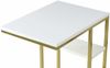 Beistelltisch Lucilla 225 Weiß / Gold Bild 3