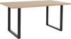 FORTE Tables Esstisch, Holzwerkstoff, Braun/Schwarz, 140 x 74,7 x 90 cm Bild 3