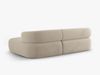 Micadoni 5-Sitzer Ecksofa Jenny Rechts Samt Salvador Beige Bild 4