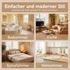 Weißer Dreieckiger Eck-Badezimmerschrank, 51,7x32x155,4 cm Bild 5