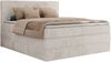 Boxspringbett, Doppelbett mit zwei Bettkästen und Multipocket-Matratze, Cord Bett - TILIANO KING - 200 x 200 cm - Beige Cord - H3 Bild 5