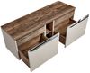 Lomadox 'Puebla' Waschbeckenschrank, Holz taupe, Vintage Oak, 48,5 x 46 x 140,4 cm Bild 2