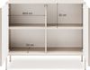 Beautysofa Kommode NOTO 100 cm mit 2 Türen, Push-to-Open (Farbe Cashmere, Modernes Design) Bild 3