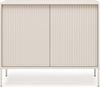 Beautysofa Kommode NOTO 100 cm mit 2 Türen, Push-to-Open (Farbe Cashmere, Modernes Design) Bild 4