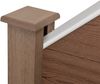 Gartenzaun Segovia 180x96 cm Schrägelement WPC Braun [neu. holz] Bild 2